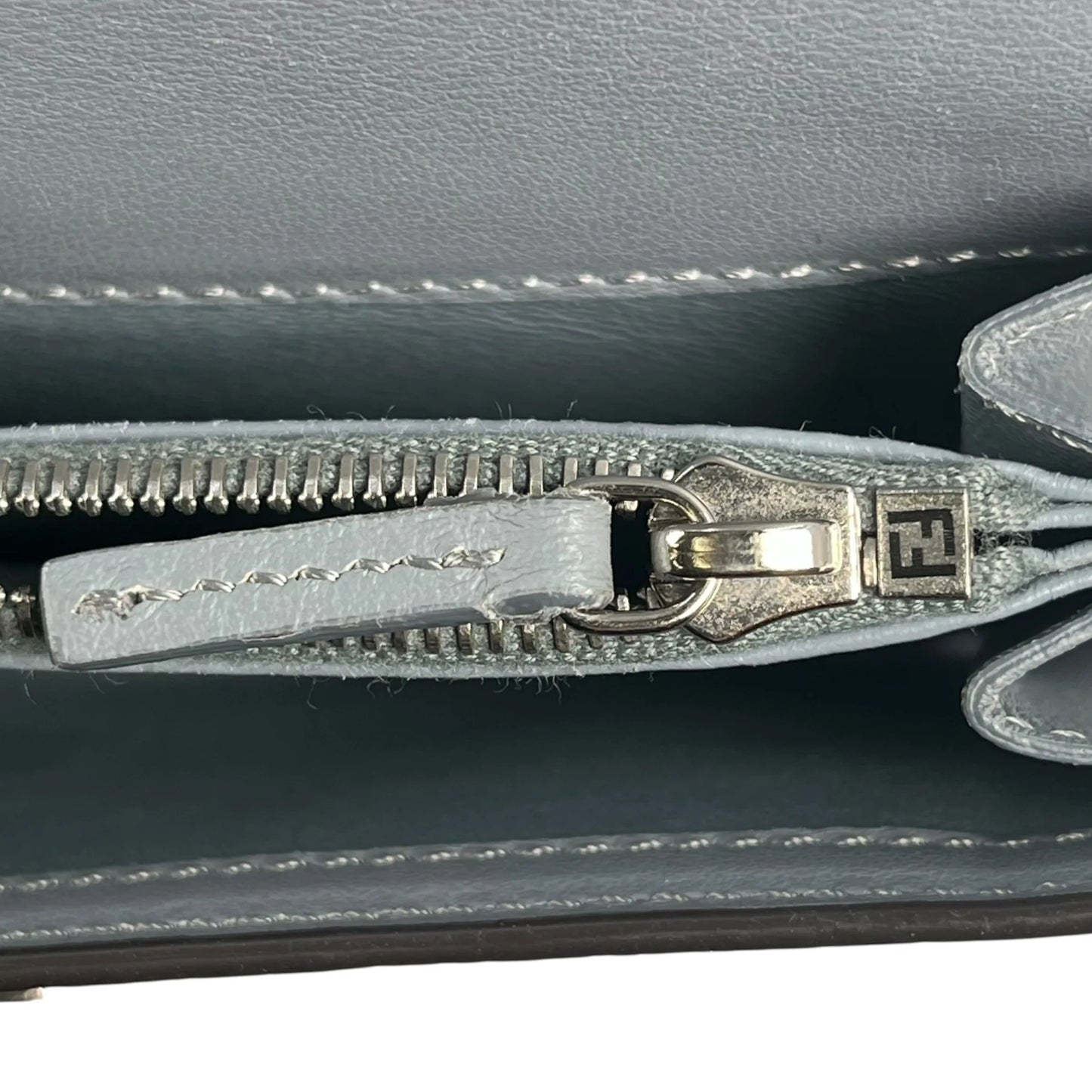 FENDI Peekaboo Continental Long Wallet - Blue 