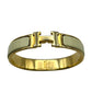 HERMES Clic H White Gold