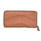 COACH Madison gathered leather zip around wallet