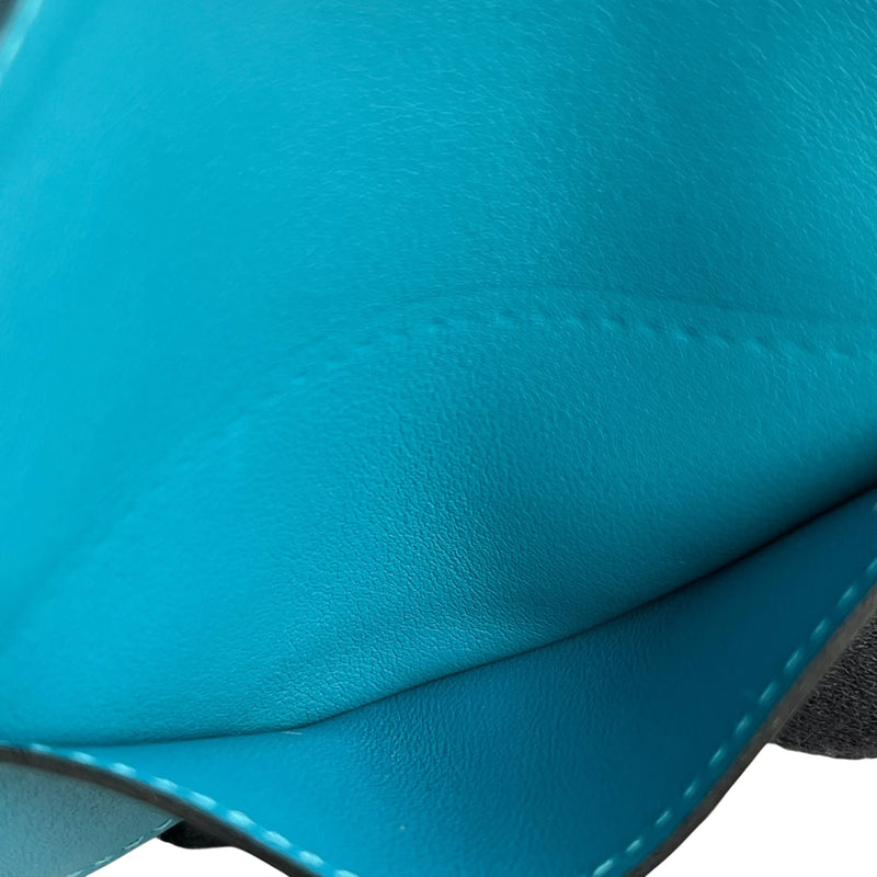 Hermes Dogon GM Bi-Fold Long Wallet - Turquoise