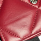 CHANEL Materasse Chanel 19 Compact Wallet - Red