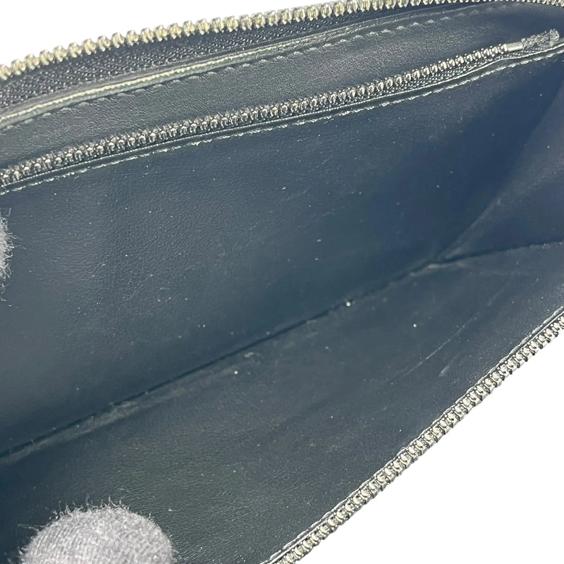 Louis Vuitton Vertical Monogram Taurillon Zippy Long Wallet - Black 