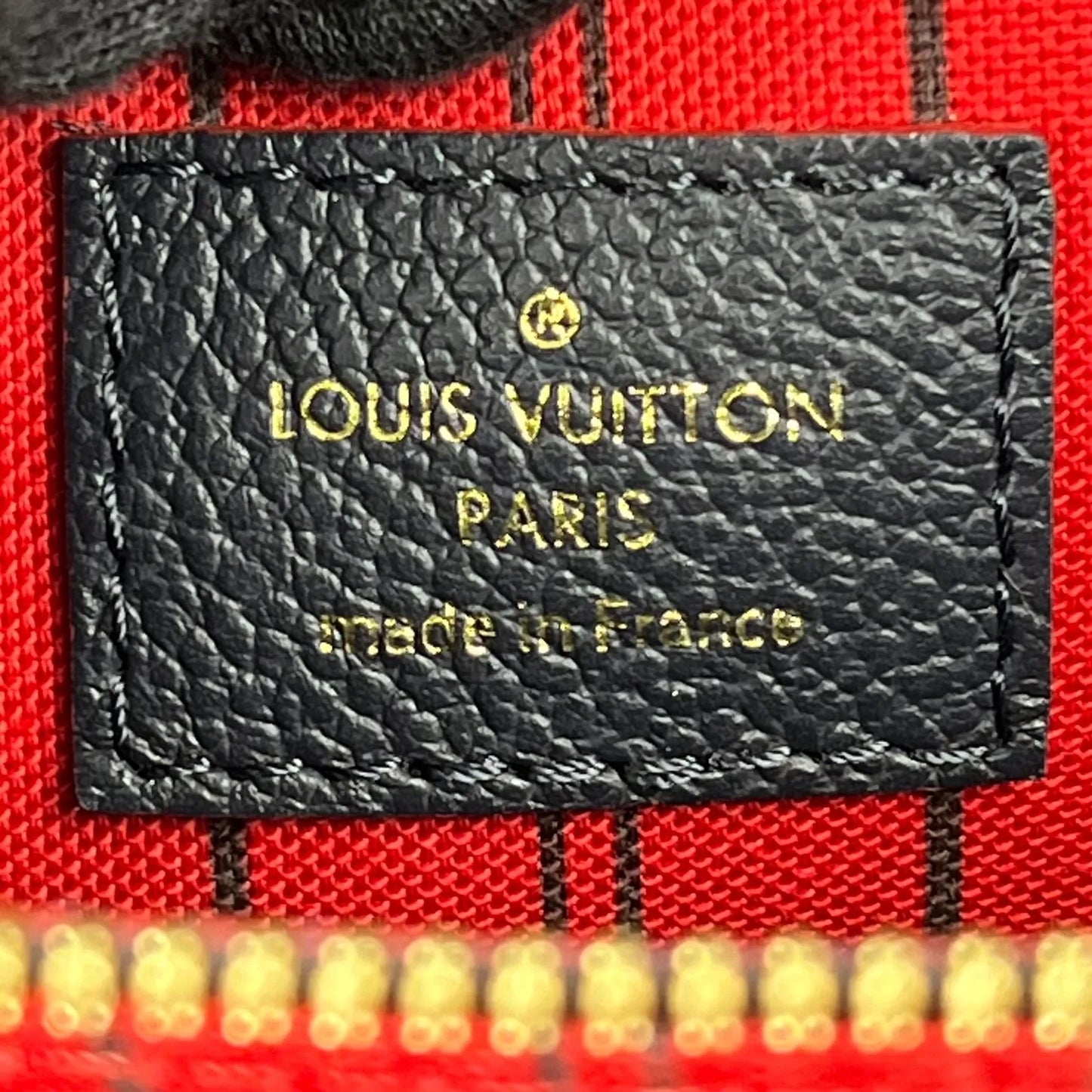 Louis Vuitton Monogram Empreinte Montaigne BB Hand Bag - Navy