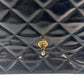 CHANEL Matelasse Top Handle Hand Bag Chain Shoulder Bag - Black