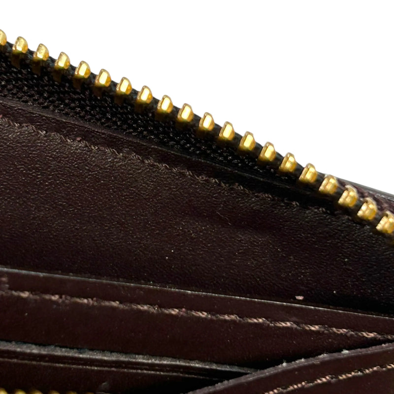 LOUIS VUITTON Portefeuille Miroir Bicolor Vernis Long Wallet - Darkbrown × Red