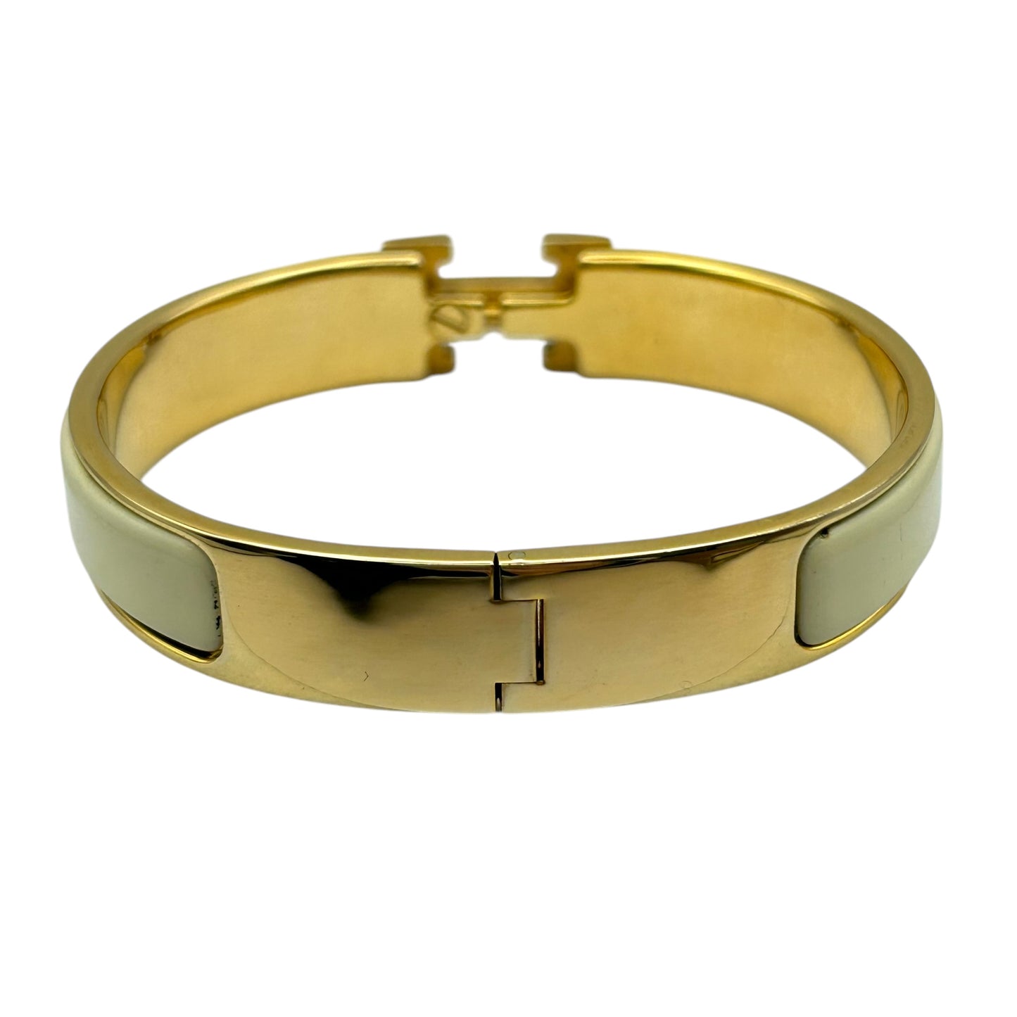 HERMES Clic H White Gold