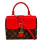 Louis Vuitton Lock BB Hand Bag Shoulder Bag - Red