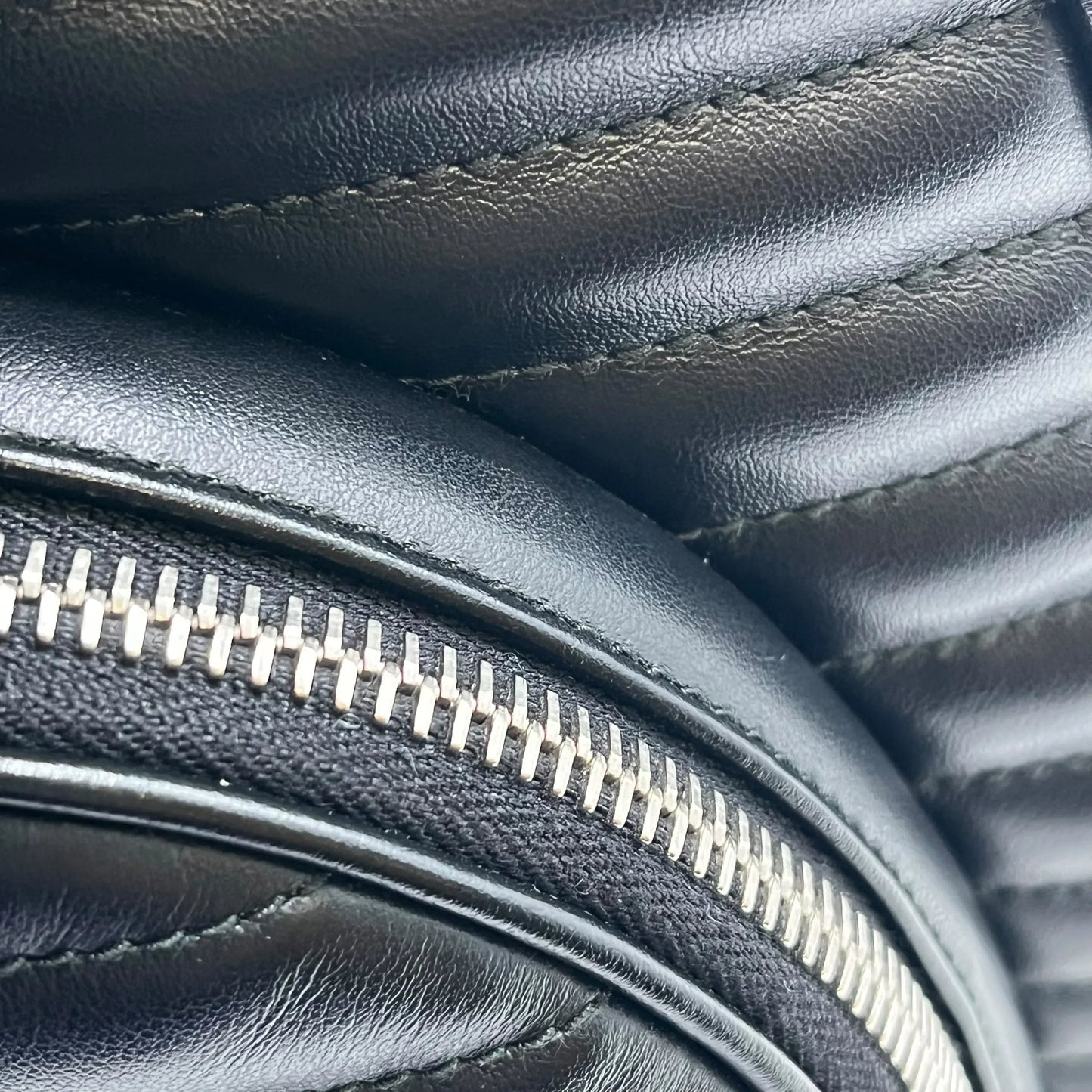 PRADA Diagramme Leather Backpack - Black