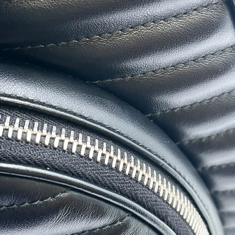 PRADA Diagramme Leather Backpack - Black