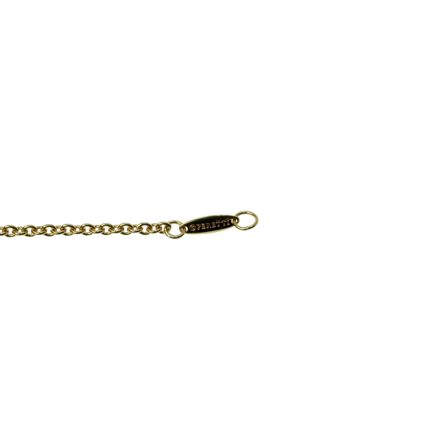 Tiffany Mini Open Heart Bracelet 18KYG Jewelry