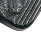 CHANEL Caviarskin Boy Double Zip Around Chain Wallet - Black