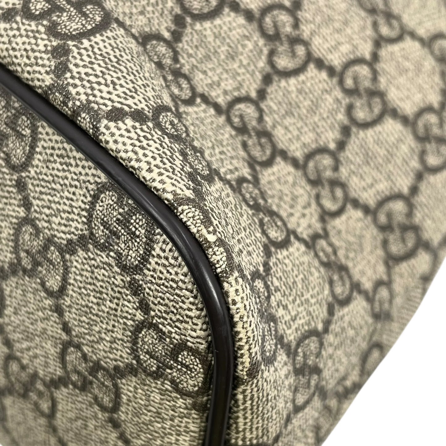 GUCCI GGスプリーム キャンバス ハンドバッグ ショルダーバッグ - ブラウン