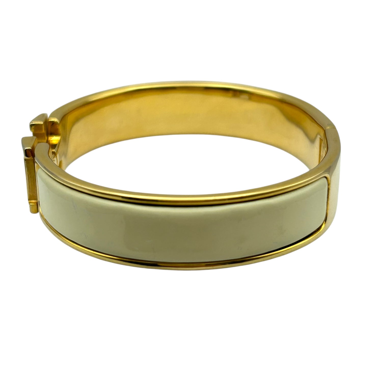 HERMES Clic H White Gold