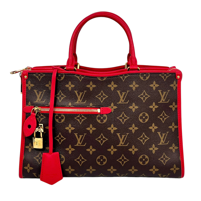 Louis Vuitton Monogram Popincourt PM Hand Bag Shoulder Bag - Red