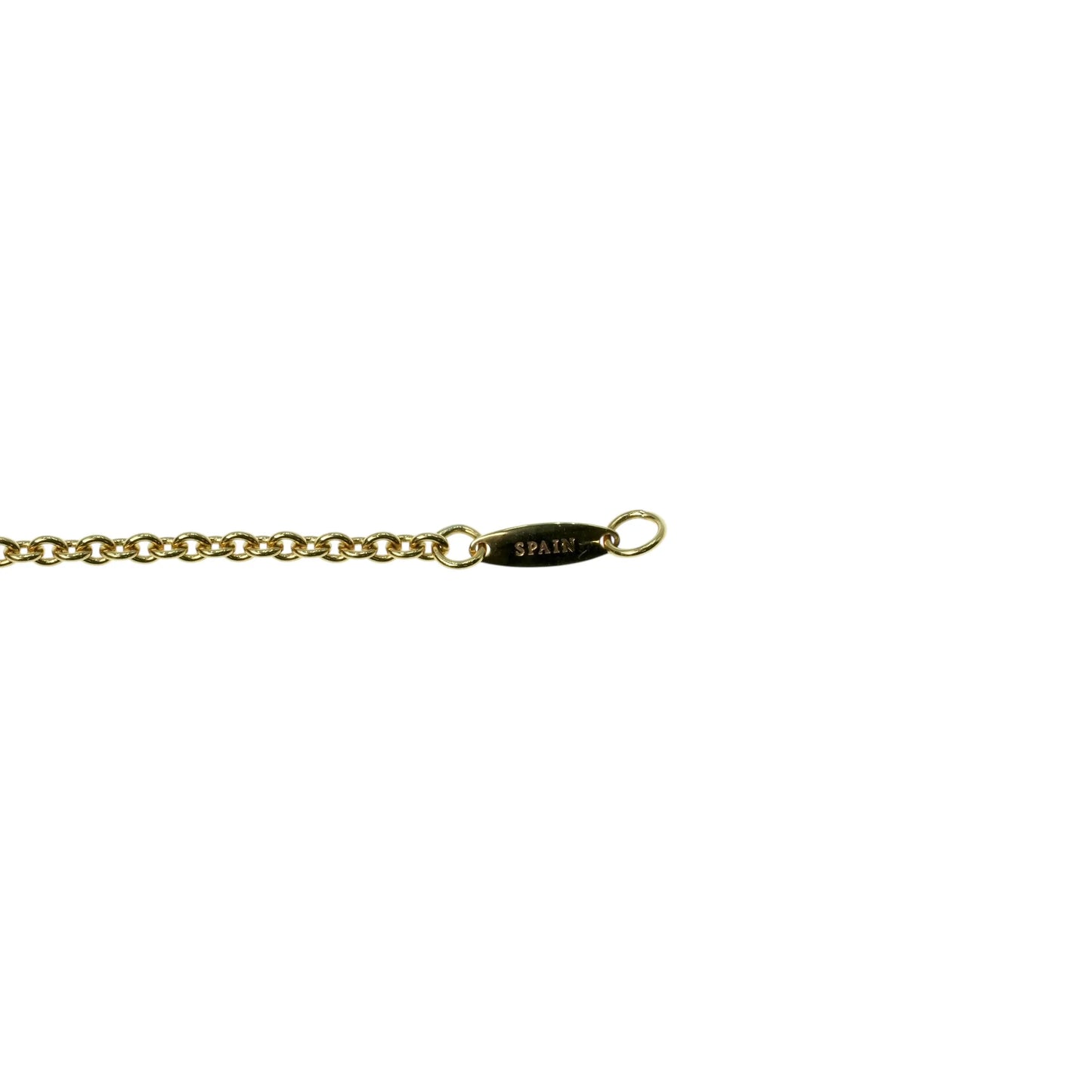 Tiffany Mini Open Heart Bracelet 18KYG Jewelry
