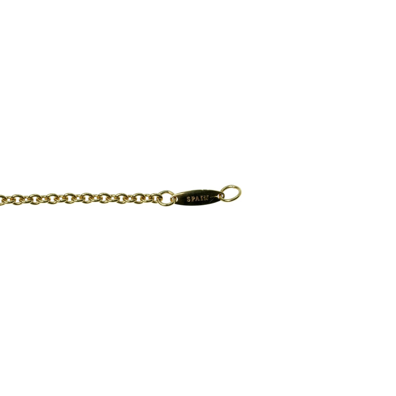 Tiffany Mini Open Heart Bracelet 18KYG Jewelry