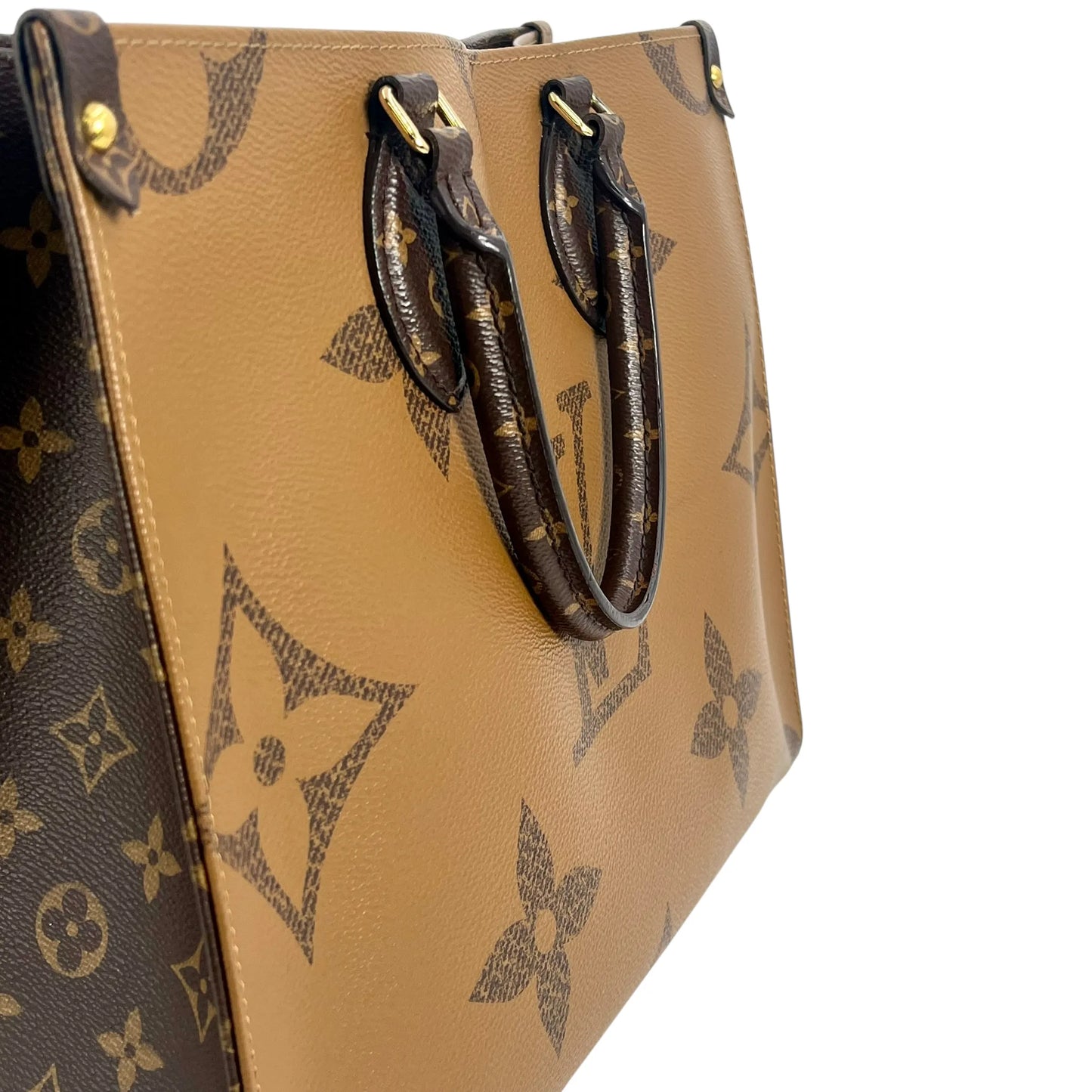 Louis Vuitton On The Go PM Hand Bag Tote Bag - Brown - 33554