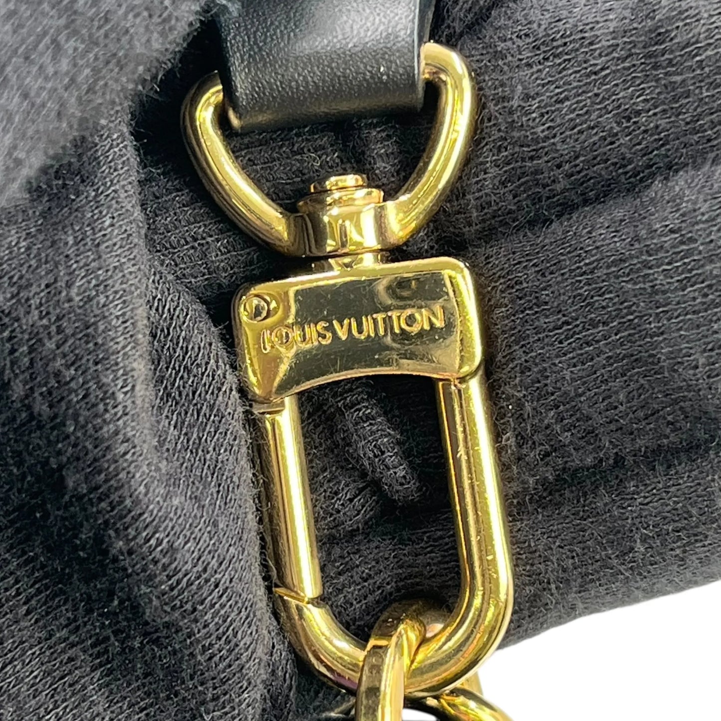 Louis Vuitton Monogram Empreinte Multi Pochette Hand Bag - Black