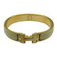 HERMES Clic H White Gold