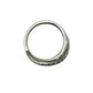 4°C Pt950 Diamond Ring Cross Wave Ring Jewelry