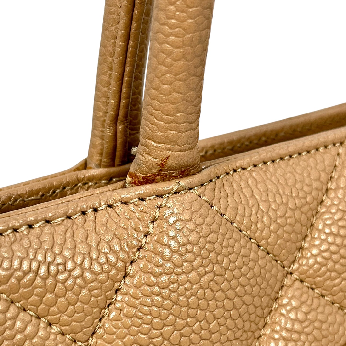 CHANEL Reprinted tote SVmetal fittings