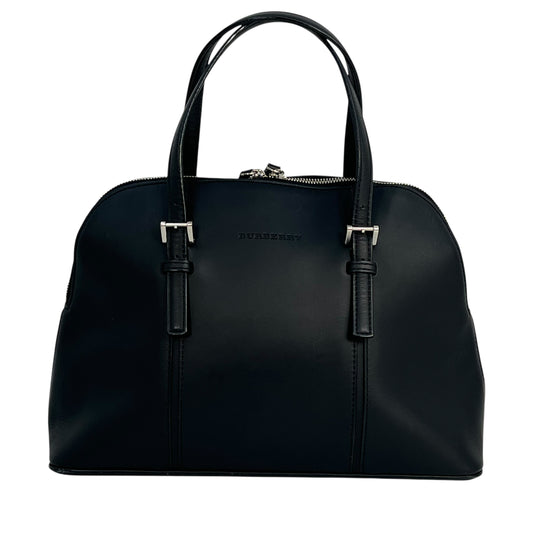 BURBERRY Leather Hand Bag - Black