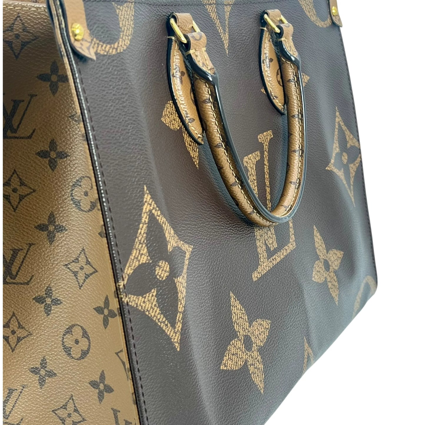 Louis Vuitton On The Go PM Hand Bag Tote Bag - Brown - 33554