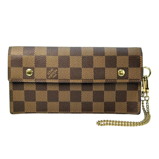 Louis Vuitton Damier Portefeuille Accordion Long Wallet - Brown