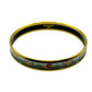 HERMES Enamel Bangle Multi Color Gold