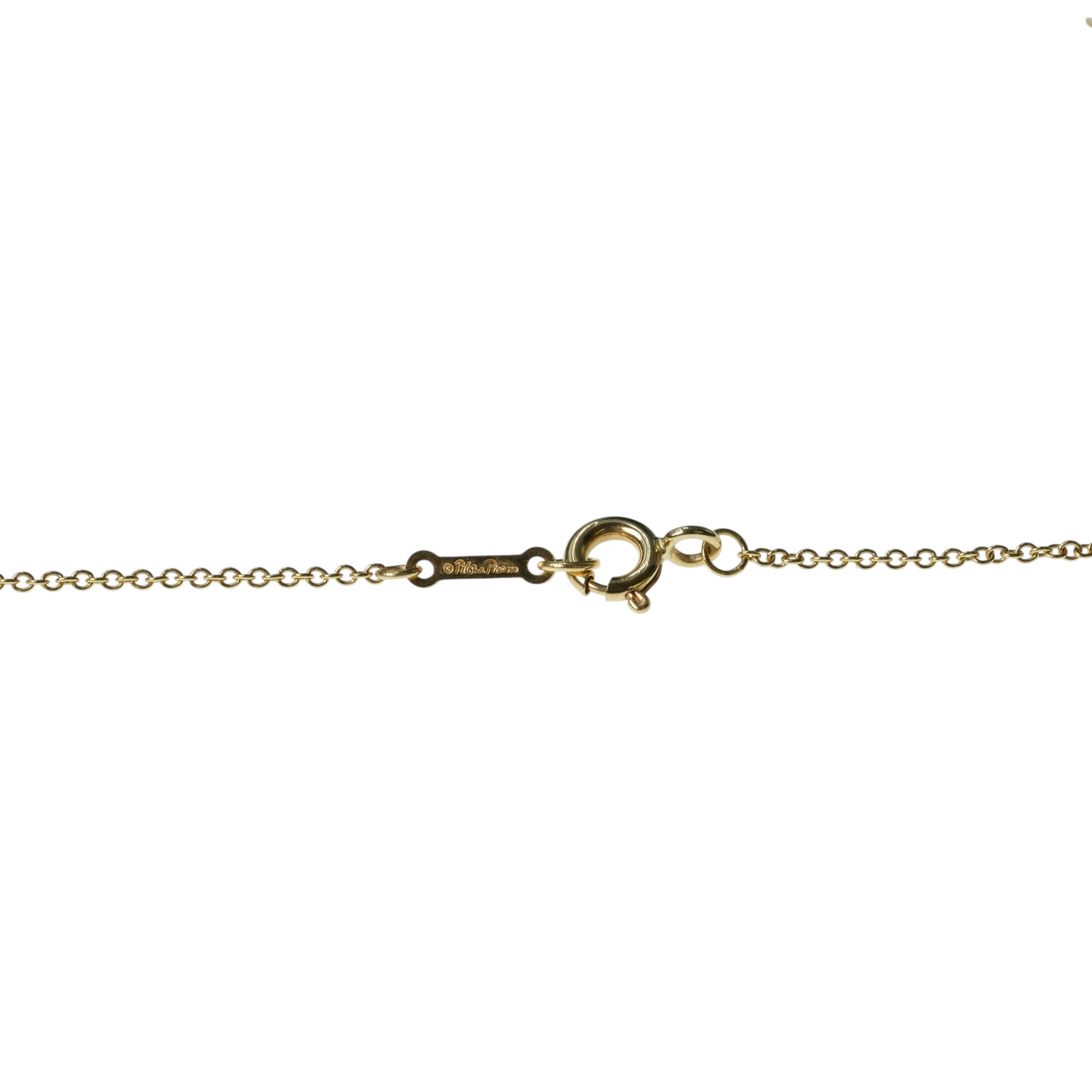 Tiffany Olive Leaf Pearl Pendant Necklace