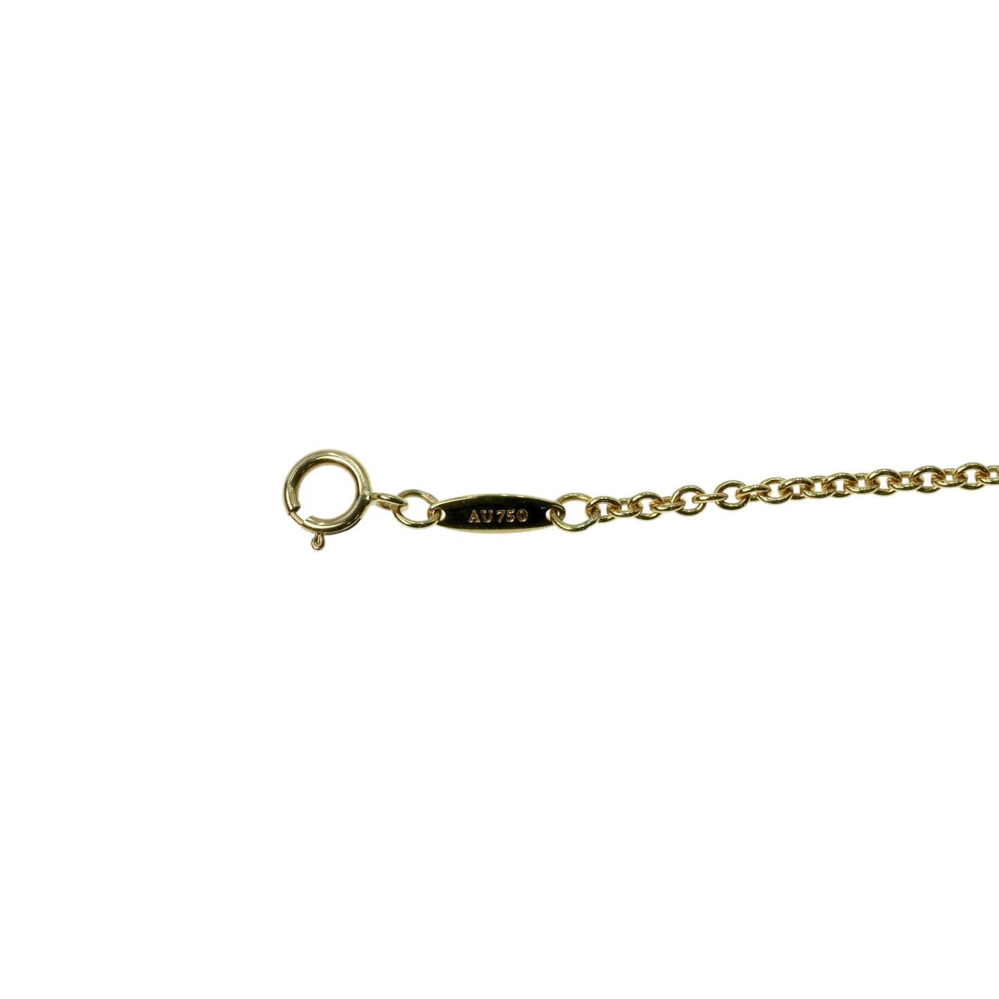 Tiffany Mini Open Heart Bracelet 18KYG Jewelry