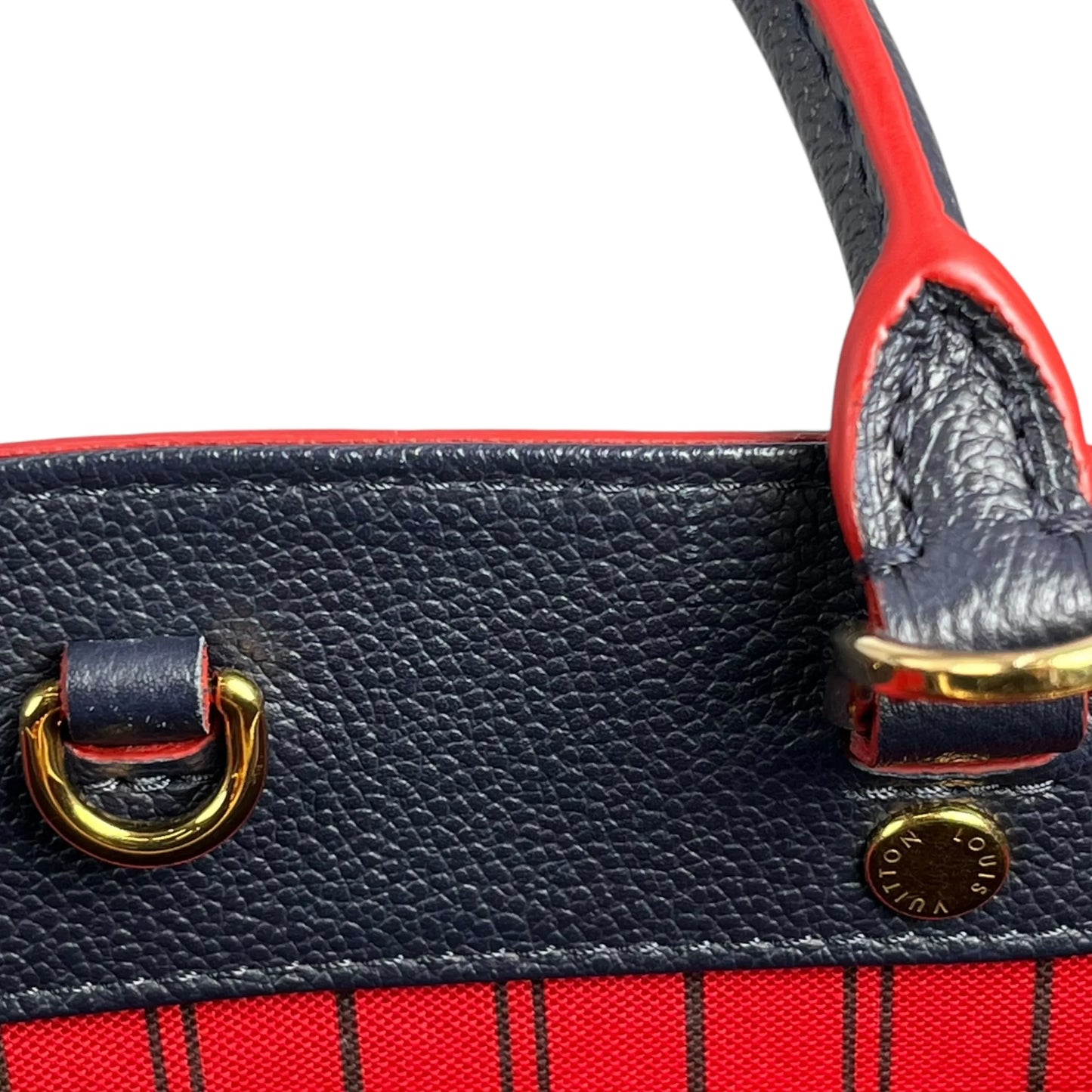 Louis Vuitton Monogram Empreinte Montaigne BB Hand Bag - Navy
