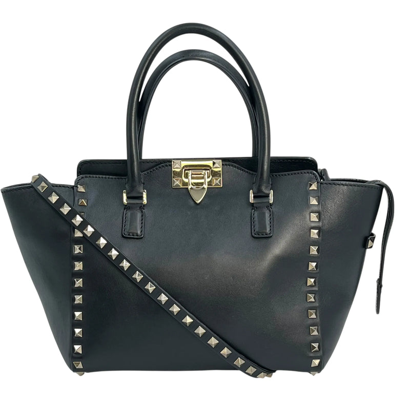 Valentino Garavani Rockstud Hand Bag Shoulder Bag - Black