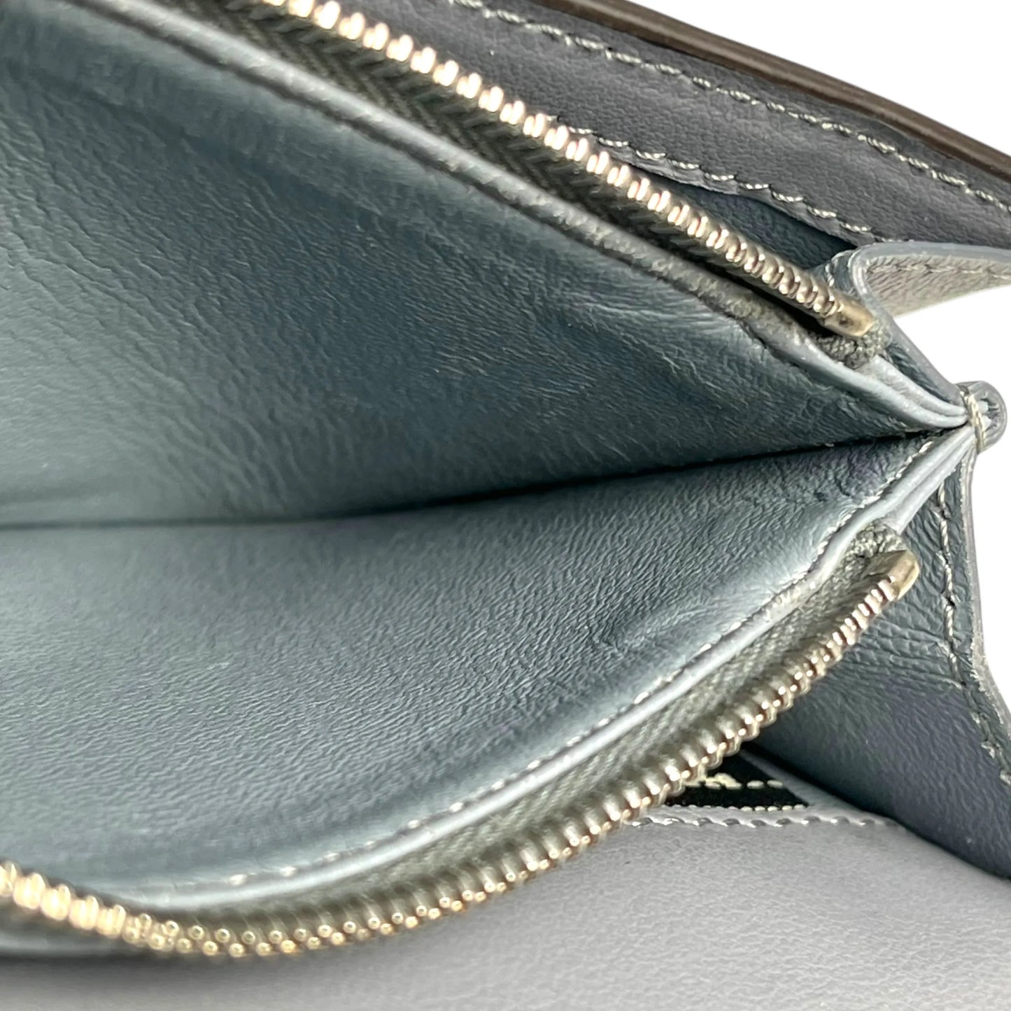 FENDI Peekaboo Continental Long Wallet - Blue 