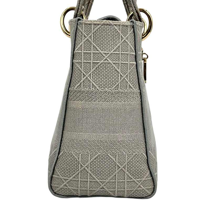 Dior Lady D-lite 2way Hand Bag Shoulder Bag