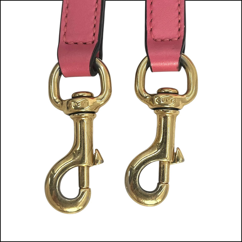 GUCCI Guccissima Leather Hand Bag Shoulder Bag - Pink