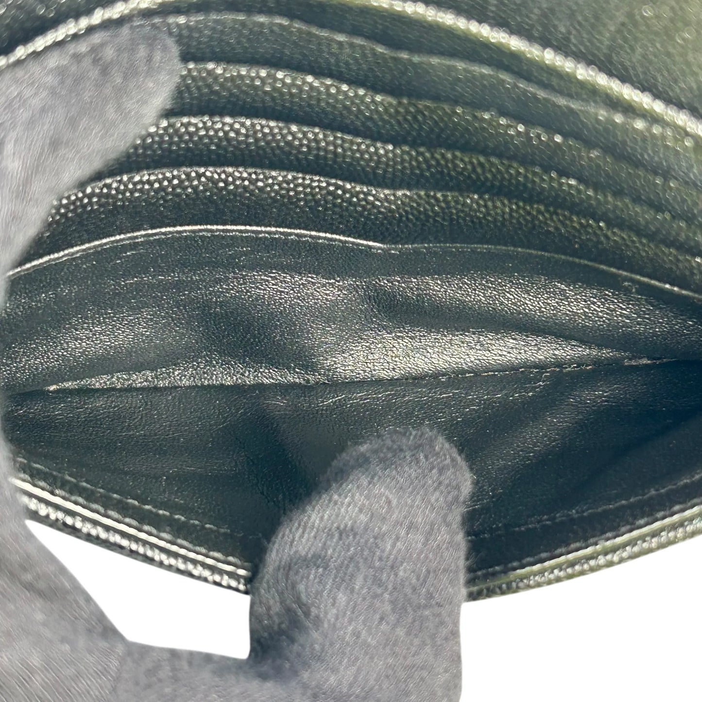 Saint Laurent ルー ミニ レザー チェーンショルダーバッグ - ブラック