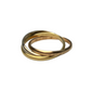 Cartier Trinity Three Tone Ring 18K Jewelry