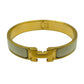 HERMES Clic H Cream Gold