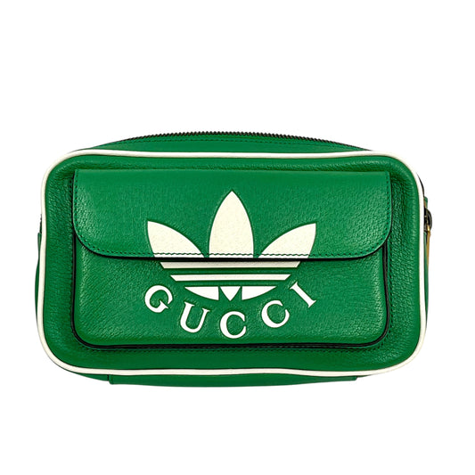 GUCCI Adidas Collaboration Body Bag Green