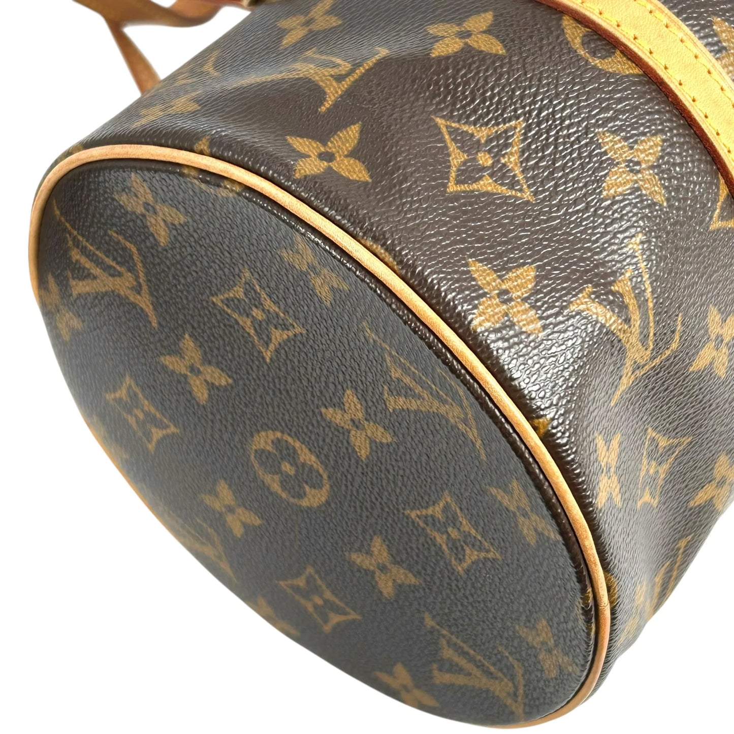 Louis Vuitton パピヨン30 モノグラム キャンバス ハンドバッグ - ブラウン