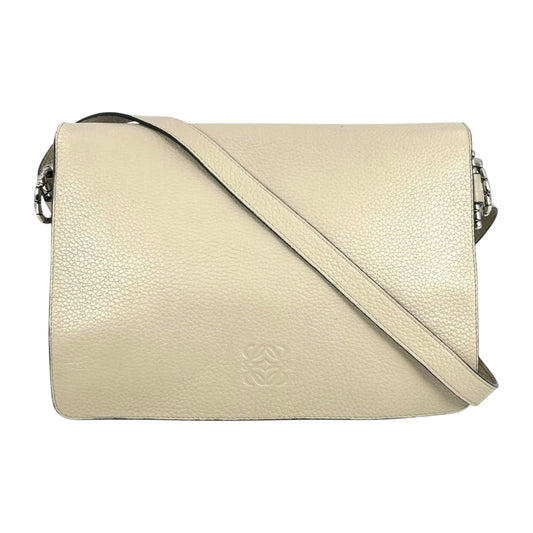 Loewe Leather Shoulder Bag - White 