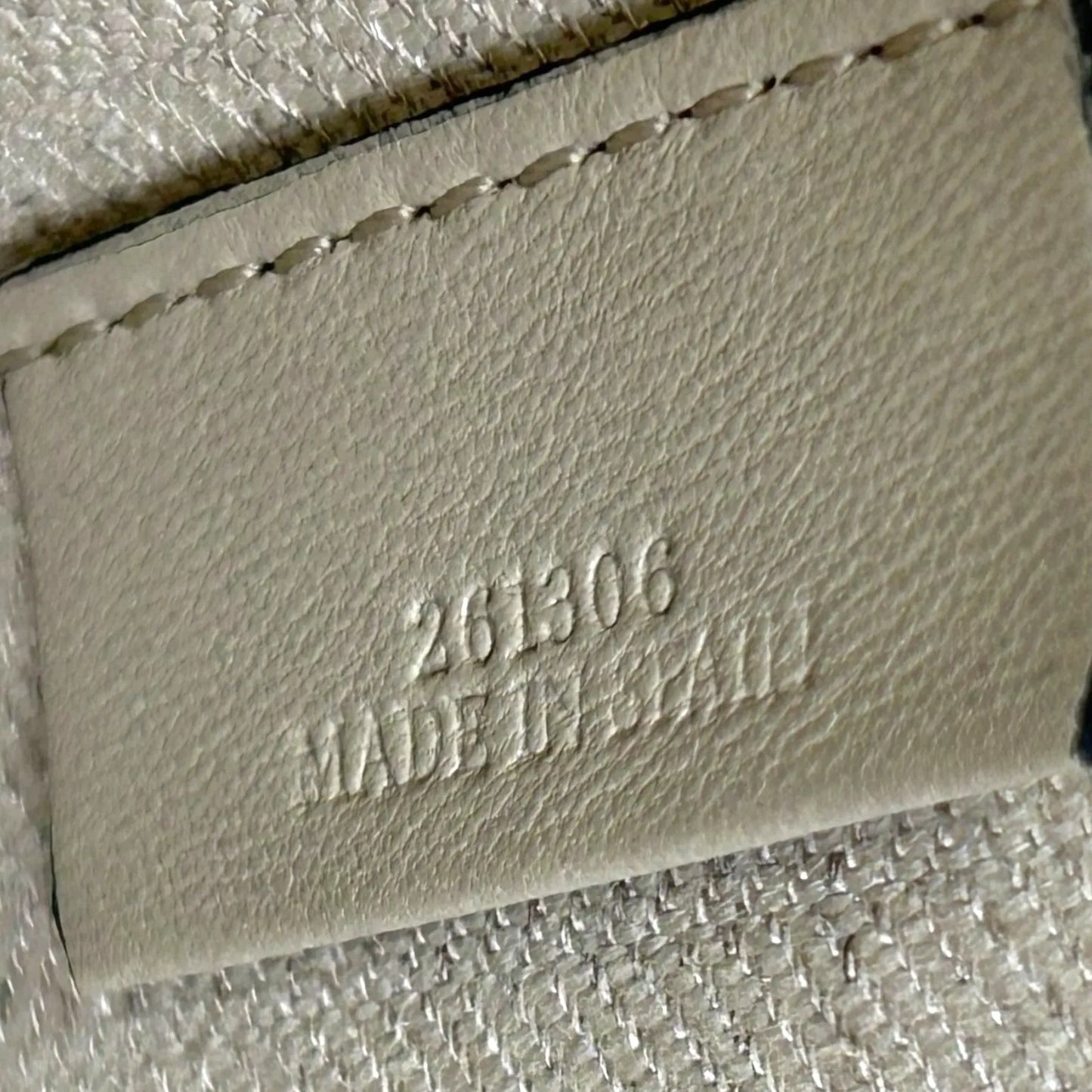 Loewe レザー ショルダーバッグ - ホワイト