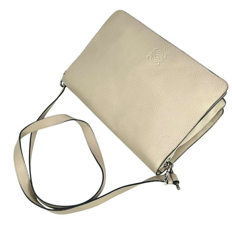 Loewe レザー ショルダーバッグ - ホワイト