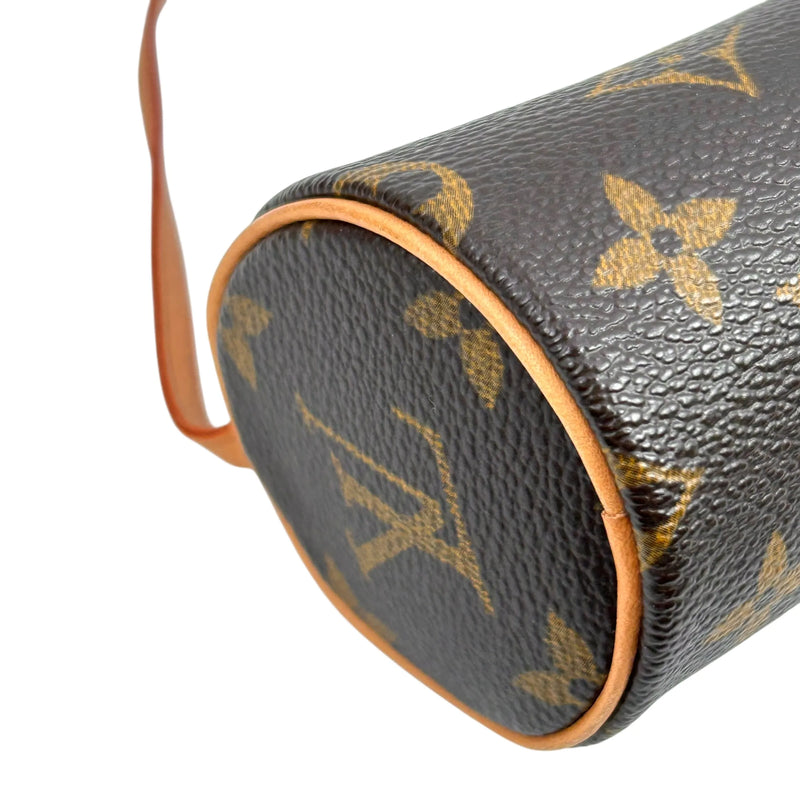 Louis Vuitton パピヨン30 モノグラム キャンバス ハンドバッグ - ブラウン