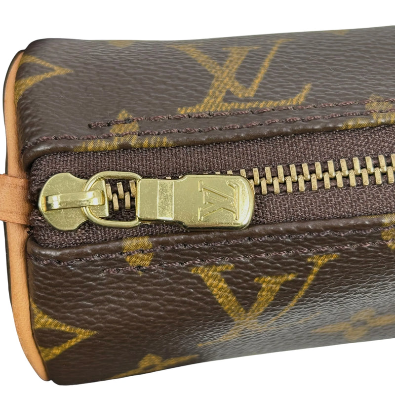 Louis Vuitton パピヨン30 モノグラム キャンバス ハンドバッグ - ブラウン