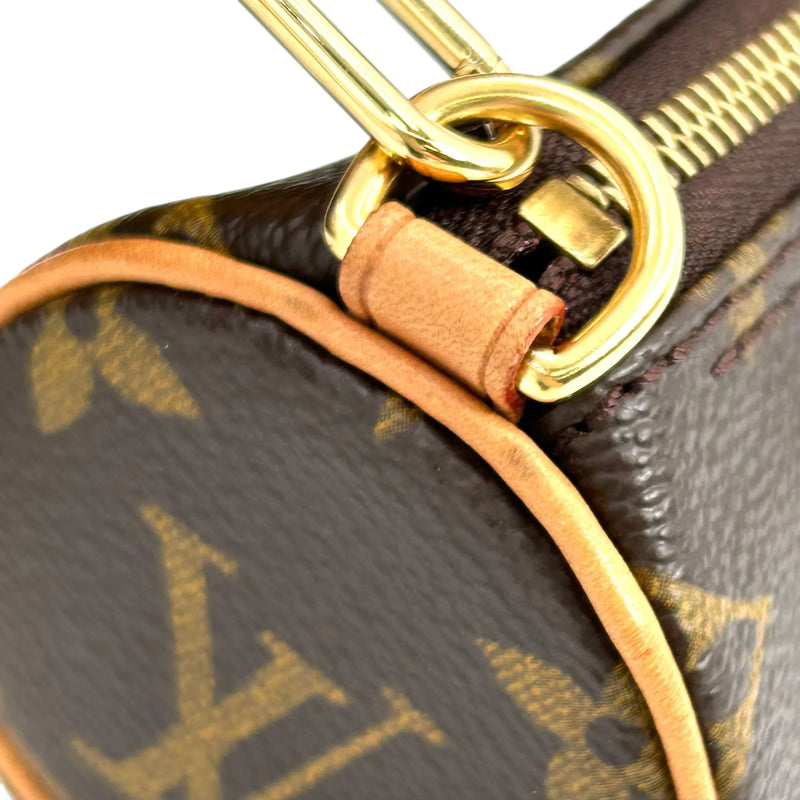 Louis Vuitton パピヨン30 モノグラム キャンバス ハンドバッグ - ブラウン