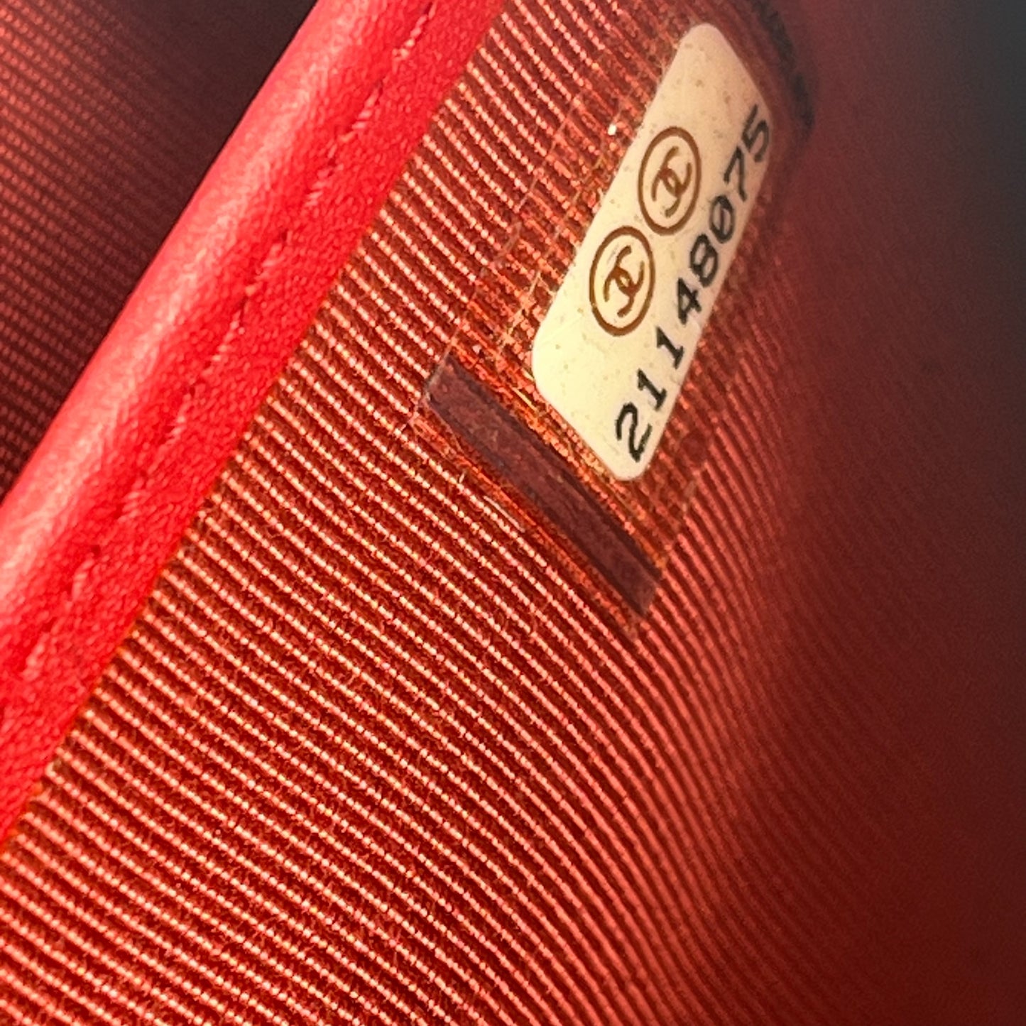 CHANEL Matelasse 2.55 Round Fastener