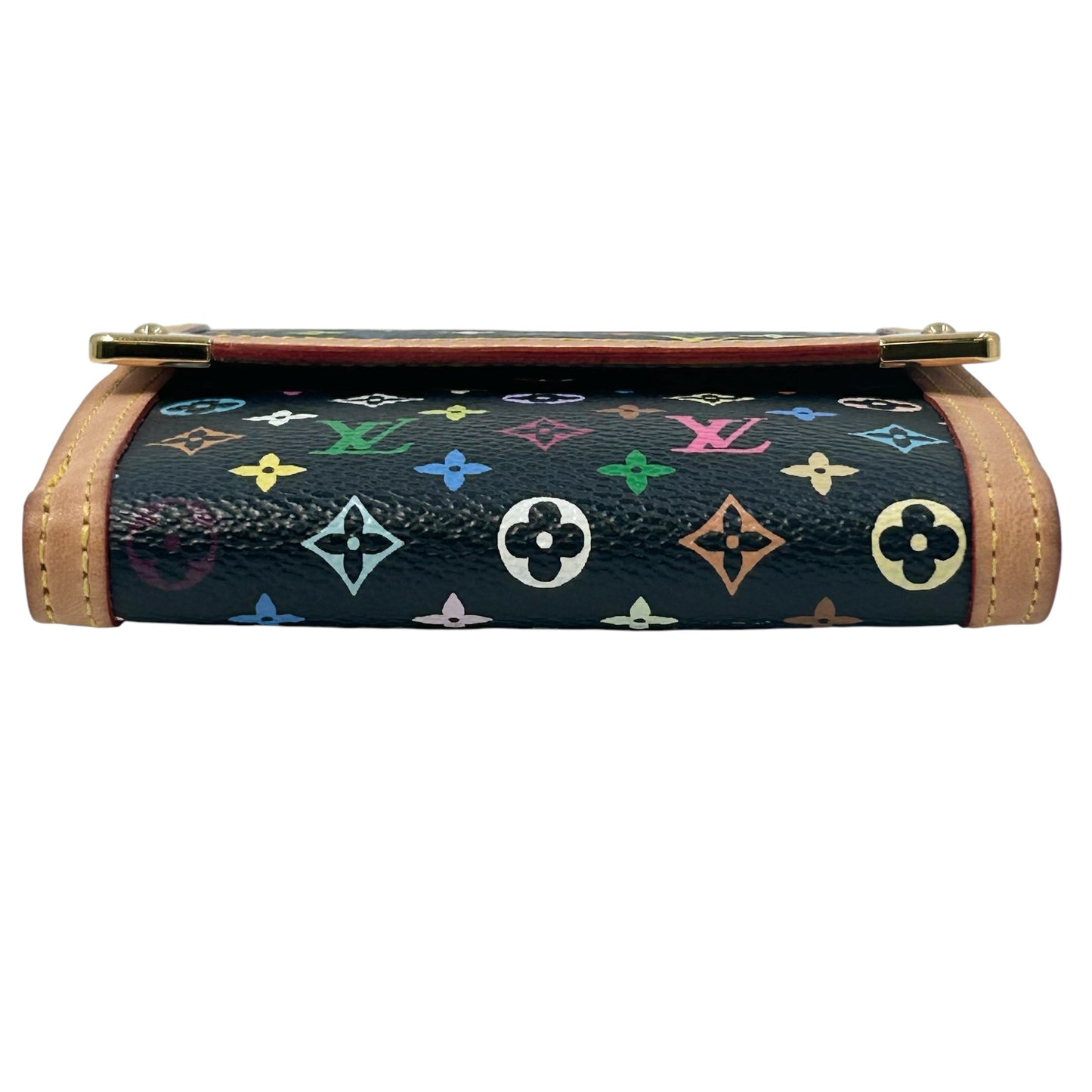 Louis Vuitton Portemone Bie Cult Credit Multicolor Noir