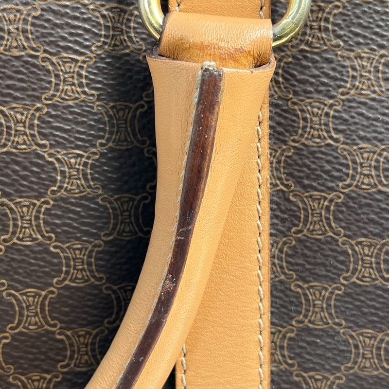 CELINE Macadam Boston Hand Bag - Brown